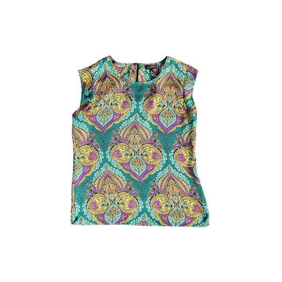 Kenar & The Limited Two Tops Sleeveless Pullover Casual Loose Fit Blouse EUC M - Picture 5 of 8